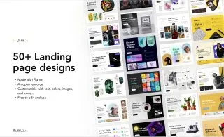 Превью публикации: 50+ Landing page designs