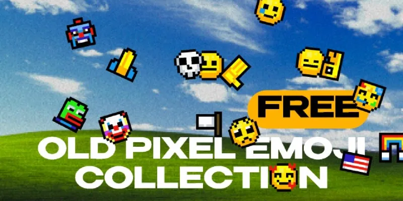 Превью публикации: OLD PIXEL EMOJI FREE