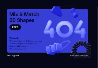 Превью публикации: Mix & Match Isometric 3D Shapes Vol 2