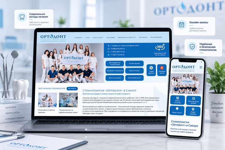 Проект «Ортодонт» — портфолио студии «Команда-А»